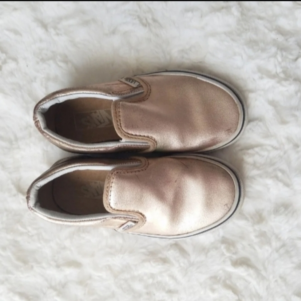 VANS metallic classic slip on